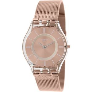 Rose gold Hello Darling Swatch Watch